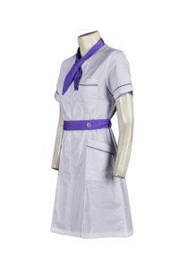 NU018訂造領帶款领護士服  自製醫院制服  訂購員工診所制服  訂做醫院制服生產商HK